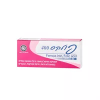 פולקס 400 ברזל וחומצה פולית אקופארם - ecopharm