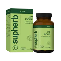 סופהרב סיבי קונג'אק 90 כמוסות SUPHERB אקופארם - ecopharm