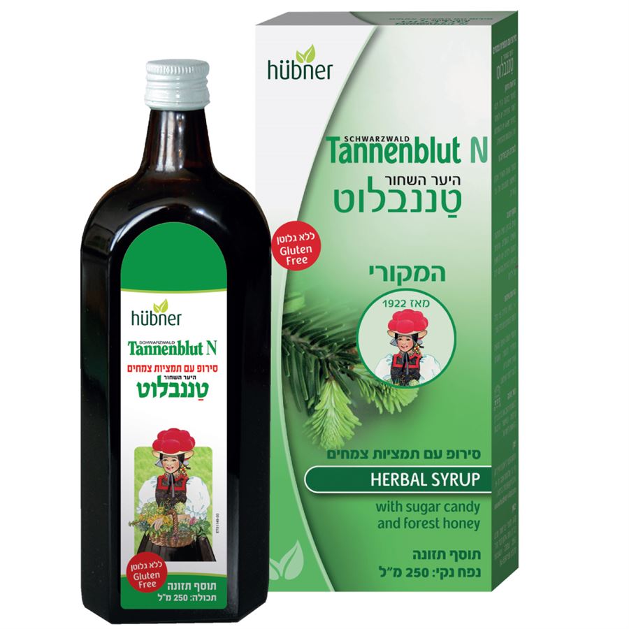 טננבלוט   סירופ  היער השחור עם תמציות צמחים TENNENBLUT