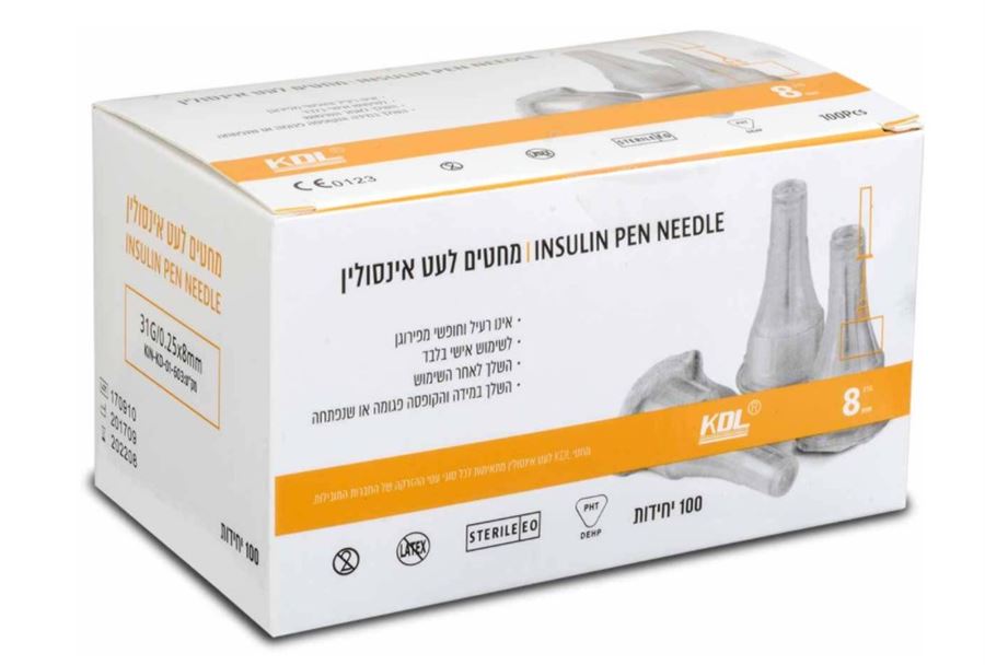 מחטים חד פעמיות לעט אינסולין