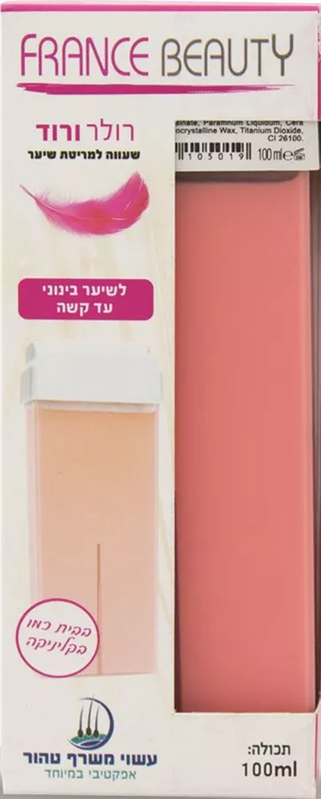 שעווה למריטת שיער - רולר ורוד