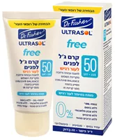 אולטרסול FREE קרם ג'ל לפנים SPF50 אקופארם - ecopharm