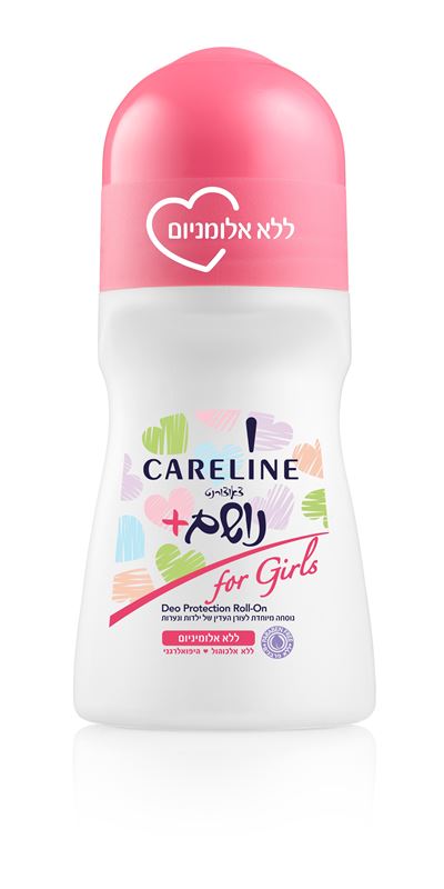 דאודורנט רול און נושם לנערות ללא אלומיניום -ורוד