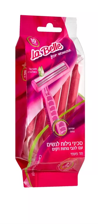 לה בלה סכיני גילוח חד פעמי 10 יח