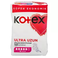 קוטקס תחבושות אולטרה לונג 18 יח - KOTEX אקופארם - ecopharm