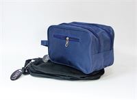 תיק רחצה כחול/שחור אקופארם - ecopharm