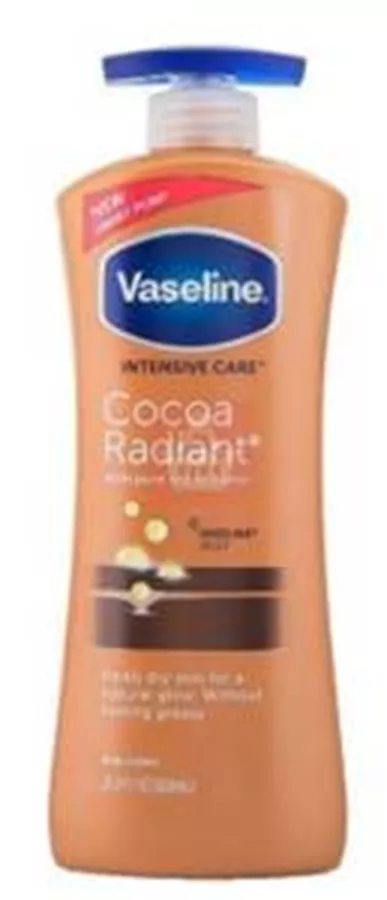 וזלין תחליב גוף קקאו לעור יבש| Vaseline Cocoa Radiant 600