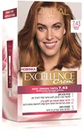 אקסלנס צבע לשיער 7.43 בלונד דבש נחושתי אקופארם - ecopharm