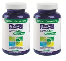 מארז זוגי- OPTI SAFE MAX 2 PLUS אופטי סייף מקס 2 פלוס ד"ר פישר אקופארם - ecopharm