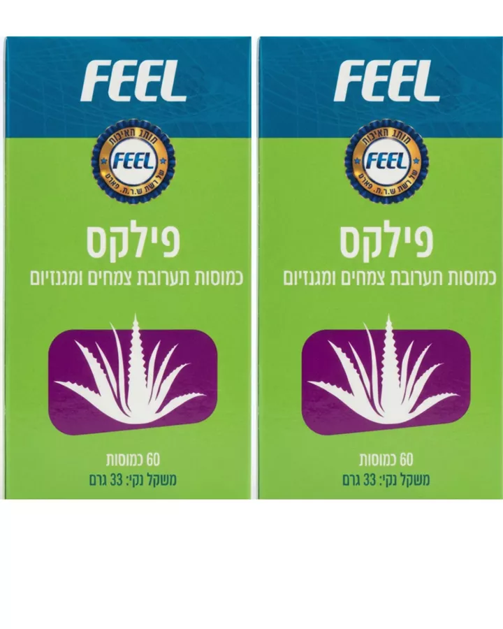 מארז זוג- פילקס תערובת צמחים ומגנזיום FEEL