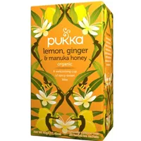 פוקה חליטת לימון, ג׳ינג׳ר ודבש מנוקה PUKKA אקופארם - ecopharm