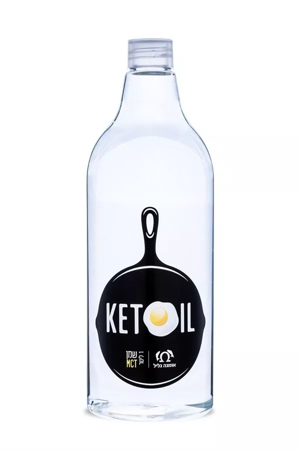 שמן MCT- קטואויל KETOIL  אומגה גליל 1 ליטר