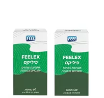 מארז זוג- פיליקס תערובת צמחים ומגנזיום FEELEX אקופארם - ecopharm