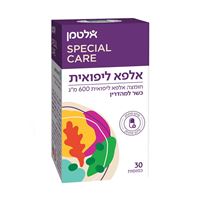 ‏אלטמן חומצה אלפא ליפואית 600 מג 30 כמוסות altman אקופארם - ecopharm