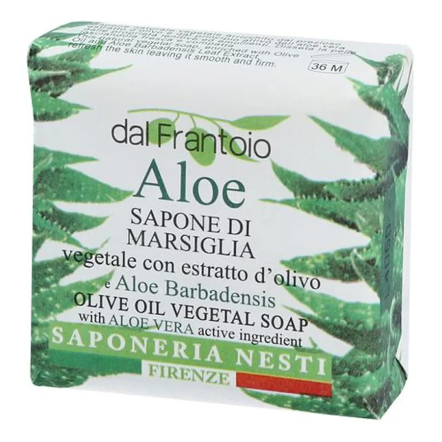 סבון מוצק שמן זית אלוורה Dal Frantoio olive oil vegetal soap- Allovera