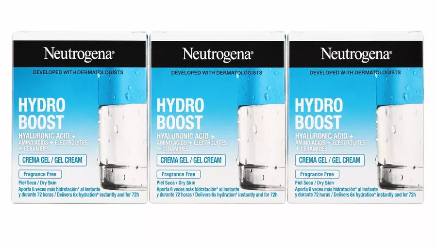 מארז שלישייה- Neutrogena Hydro Boost קרם ג'ל ללא בישום לעור יבש
