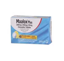 MAALOX PLUS מאלוקס פלוס טבליות לעיסה בטעם לימון להקלה על תחושת הצרבת במערכת העיכול אקופארם - ecopharm