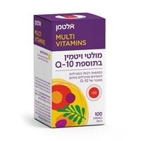 מולטי ויטמין ‏אלטמן Q10 מגה ויט קיו 10 100 כמוסות altman אקופארם - ecopharm