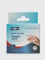TOP MED אצבעוני לטקס גודל L אקופארם - ecopharm