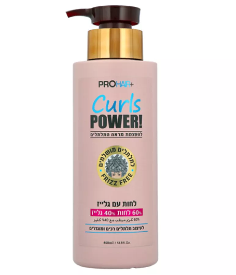 לחות עם גלייז PRO HAIR+ לתלתלים מושלמים