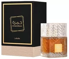 בושם lattafa khamrah לטאפה חמארה א.ד.פ 100ml אקופארם - ecopharm