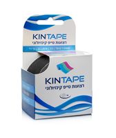 טייפ קינזיולוגי-שחור 5X5 אקופארם - ecopharm