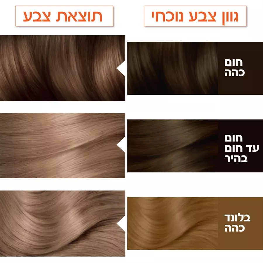 צבע לשיער קולור נטורלס גוון 7.1 בלונד טבעי אפרפר