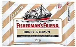 סוכריות פישרמנס דבש ולימון ללא סוכר אקופארם - ecopharm