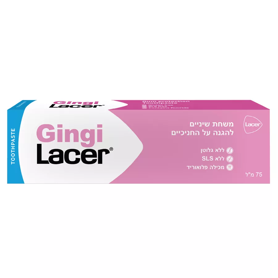 GINGI LACER משחת שיניים להגנה על החניכיים