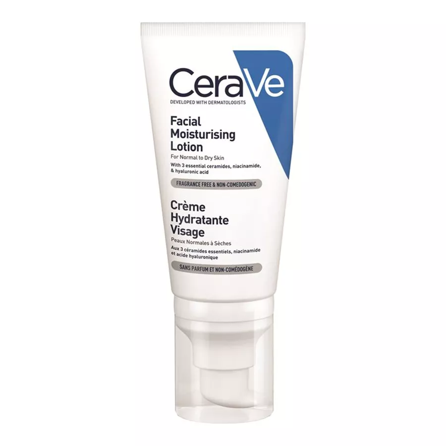 CERAVE תחליב לחות לפנים - לילה- לעור רגיל עד יבש