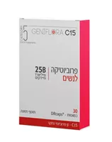 ‎קטגורי 5 C15 - ג'ניפלורה פרוביוטיקה לנשים (CATEGORY 5 (25B אקופארם - ecopharm