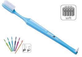 מברשת שיניים רכה 4 שורות אינטרספייס-709 אקופארם - ecopharm