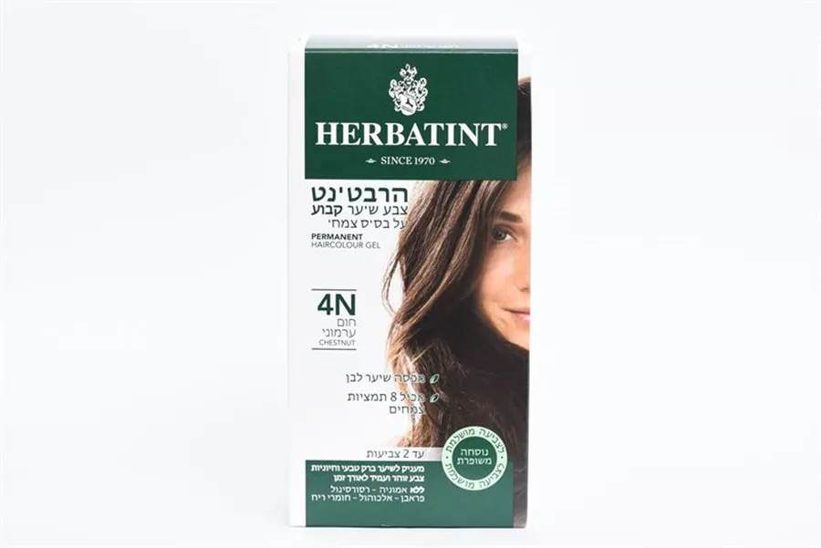צבע שיער גוון 4N חום ערמוני