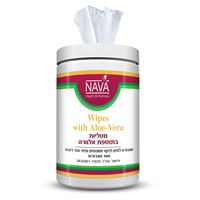 מגבונים לחים לניקוי משטחים וציוד עזר רפואי בתוספת אלוורה אקופארם - ecopharm