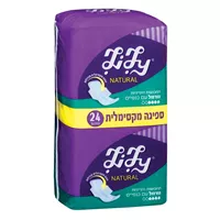 לילי נטורל תחבושת  כנף נורמל+ אקופארם - ecopharm