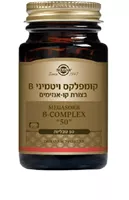 קומפלקס ויטמיני B "מגה-סורב" ‎SOLGAR‎ ‎MEGASORB‎ ‎B‎-‎50‎ ‎ אקופארם - ecopharm
