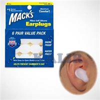 אטמי אוזנים למבוגרים אריזת חסכון 6 זוגות MACKS אקופארם - ecopharm
