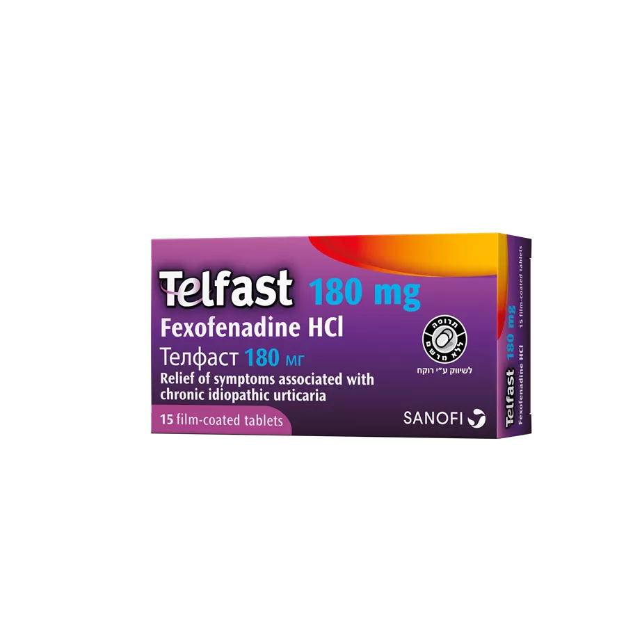 טלפסט ‎TELFAST‎ ‎TAB‎ ‎180‎ MG‎ ‎(‎15‎)