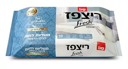 סנו ריצפז מלון בוטיק מטליות לחות לניקוי הרצפה – 10 יחידות אקופארם - ecopharm