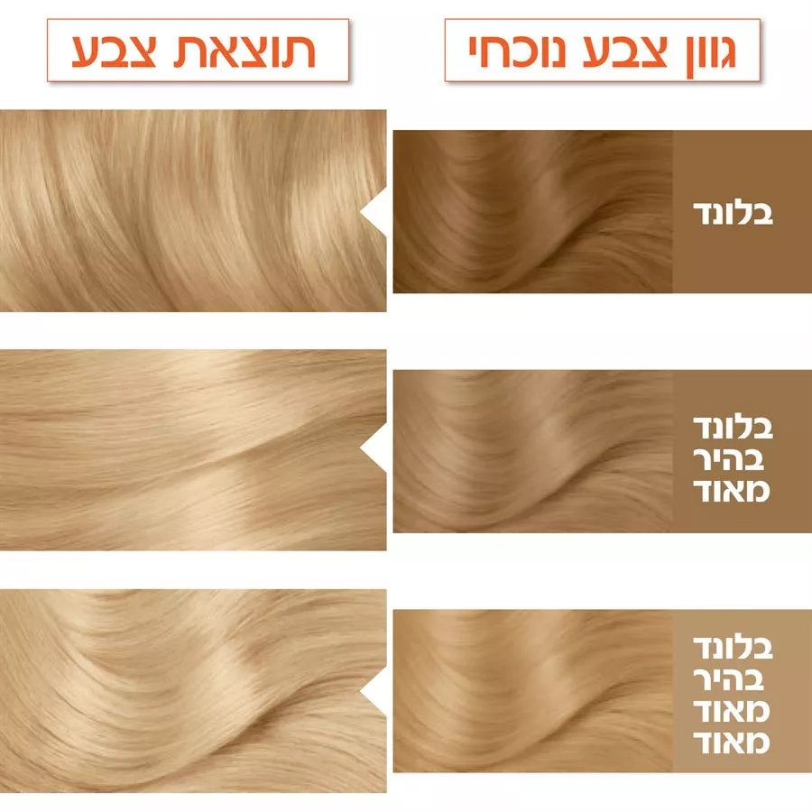 גרנייה צבע לשיער קולור נטורלס בלונד פסטל 10