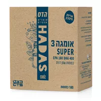 תרי אומגה 3 SUPER תרימה 180 כמוסות שמן דגים אקופארם - ecopharm