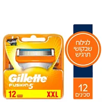 תריסר סכיני גילוח פיוז'ן 5 ידני אקופארם - ecopharm