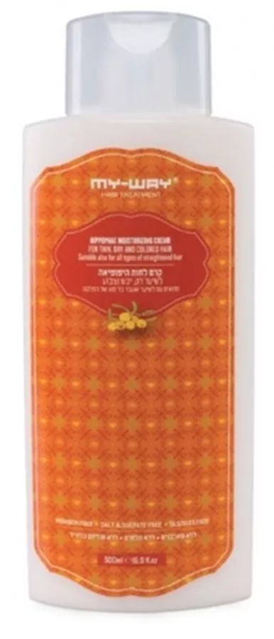 קרם לחות לשיער דק, יבש וצבוע היפופיאה