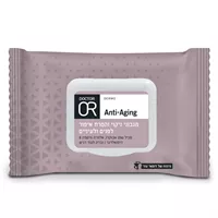 מגבוני ניקוי והסרת איפור לפנים ולעיניים DR OR Anti -Aging אקופארם - ecopharm