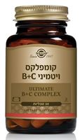 קומפלקס ויטמיני C+B (סטרס פורמולה) אקופארם - ecopharm