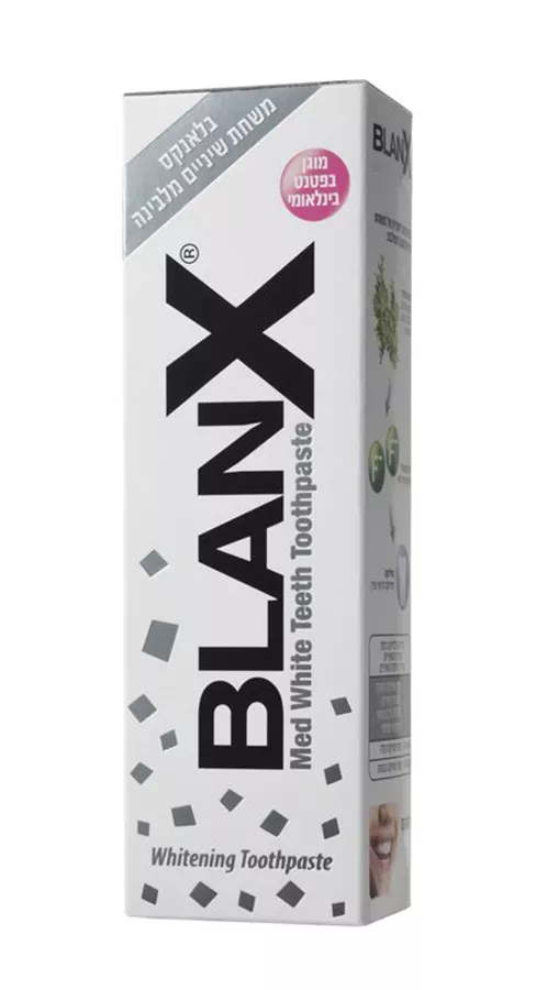 בלנקס משחת שיניים להלבנה שפורפרת BLANX