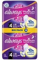 ‎ALLWAYS בטוח‎ ‎לילה‎ ‎פלטינום אקופארם - ecopharm