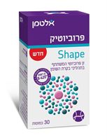 אלטמן פרוביוטיק Shape (שייפ)‏ 30 כמוסות altman אקופארם - ecopharm