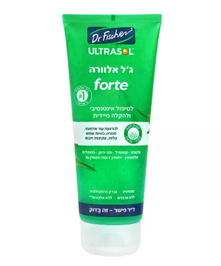 ג'ל אלוורה פורטה להרגעת עור אדמומי או מגורה