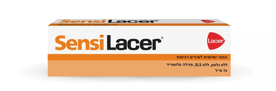 SENSI LACER משחת שיניים לשיניים רגישות